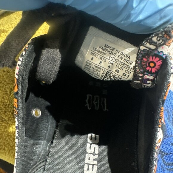 Converse All Star Sugar Skull Lace Up Low Top Sneakers Size M6 W8 - Picture 9 of 9